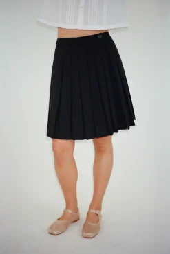 Women Sandy Liang Uniform^Astra Skort In Black