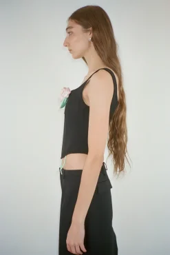 Women Sandy Liang Tops^Barque Corset In Pink