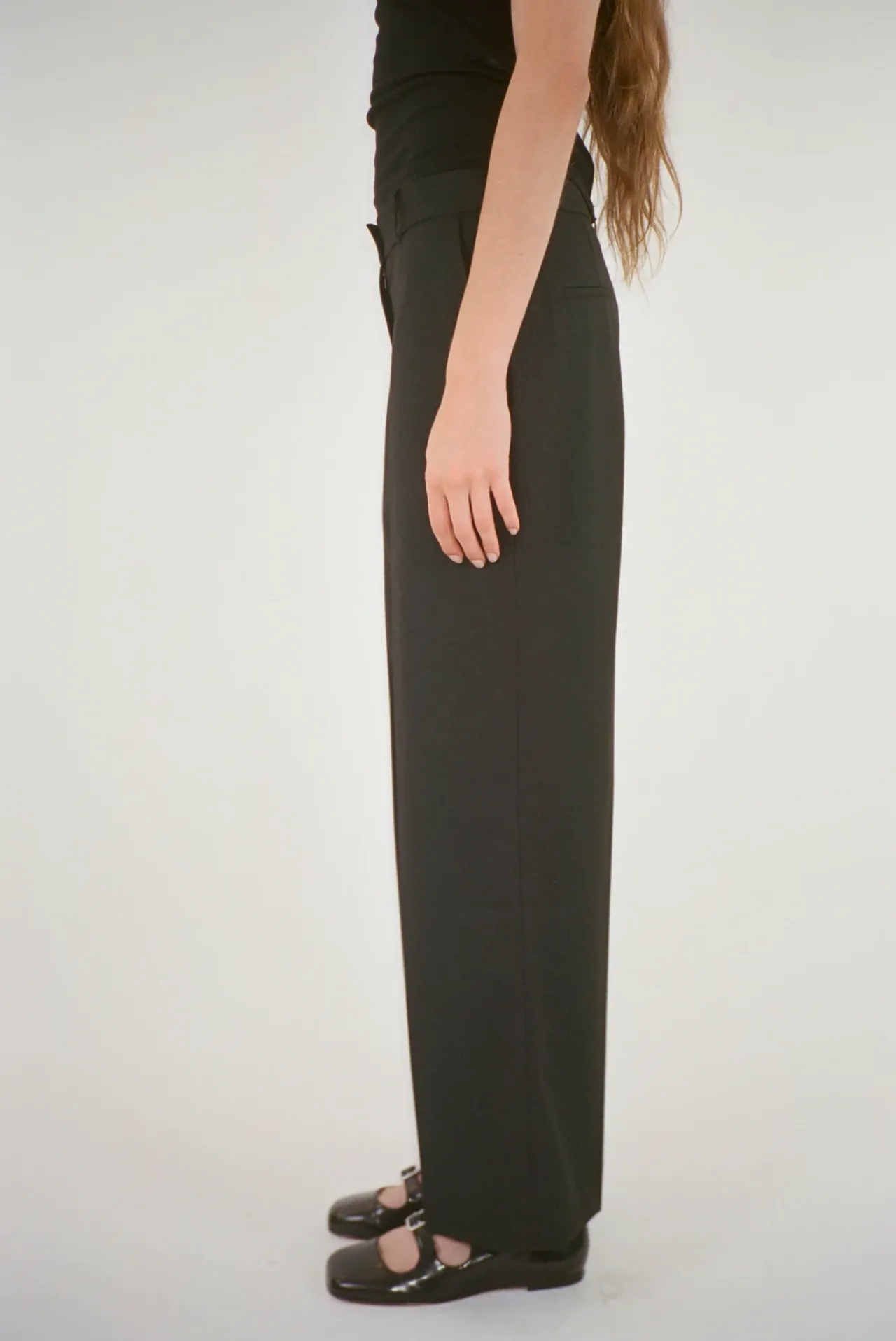 Women Sandy Liang Uniform^Boxy Pant In Black