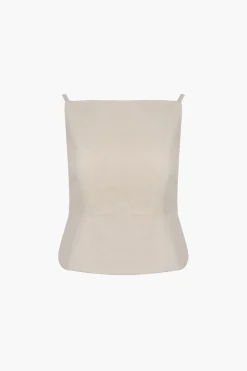Women Sandy Liang Tops^Brando Top In Natural