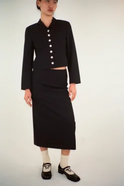 Women Sandy Liang Outerwear^Charm Jacket In Black
