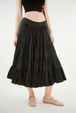 Women Sandy Liang Skirts^Chetti Skirt In Black