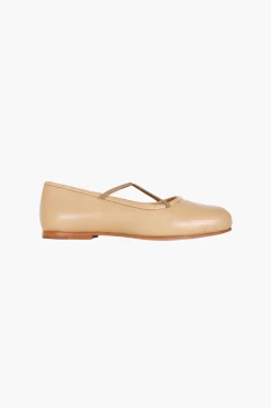 Women Sandy Liang Shoes^Criss Cross Pointe In Beige Nappa