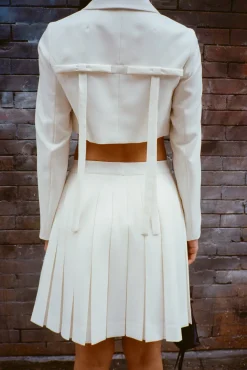 Women Sandy Liang Bridal^Ennis Jacket In Bone