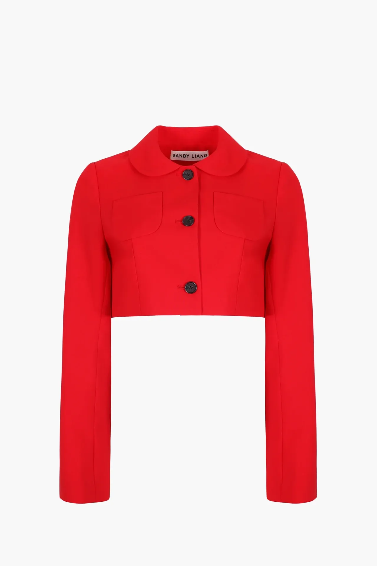 Women Sandy Liang Uniform^Ennis Jacket In Red