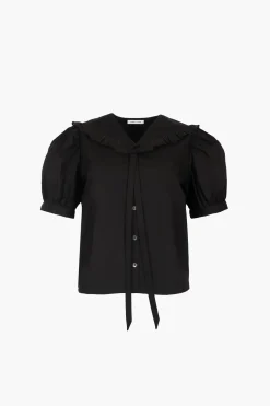 Women Sandy Liang Tops^Florent Top In Black