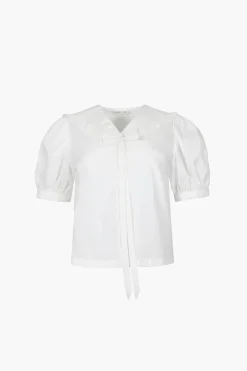 Women Sandy Liang Tops^Florent Top In White