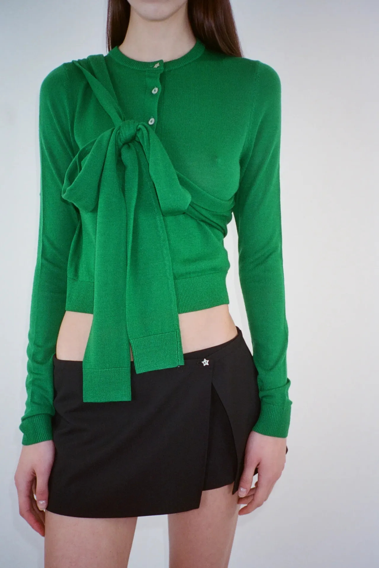 Women Sandy Liang Knits^Hermit Cardigan In Kelly Green