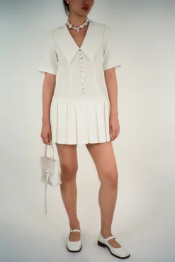 Women Sandy Liang Dresses^Kerry Dress In Bone