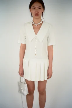 Women Sandy Liang Dresses^Kerry Dress In Bone