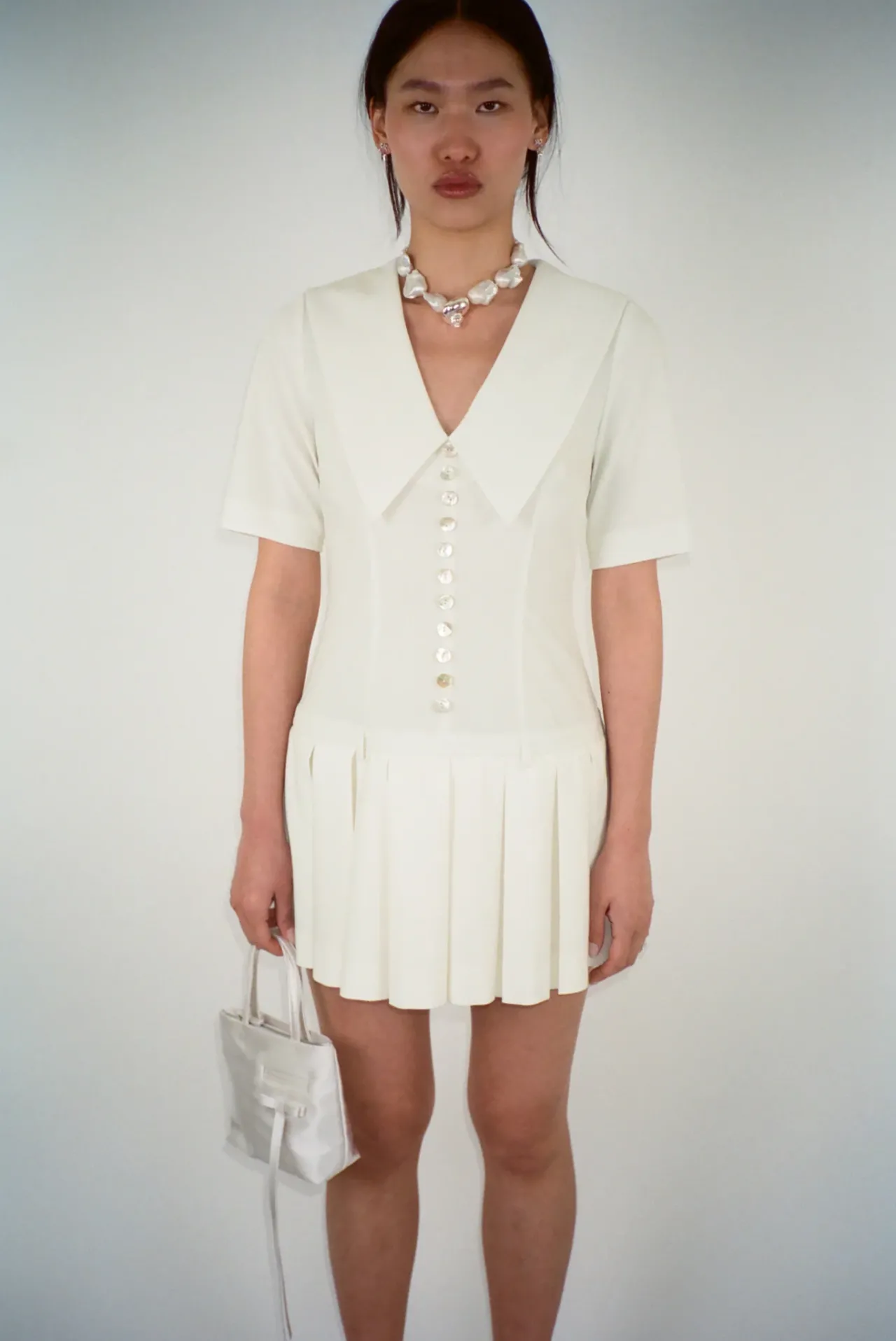 Women Sandy Liang Dresses^Kerry Dress In Bone