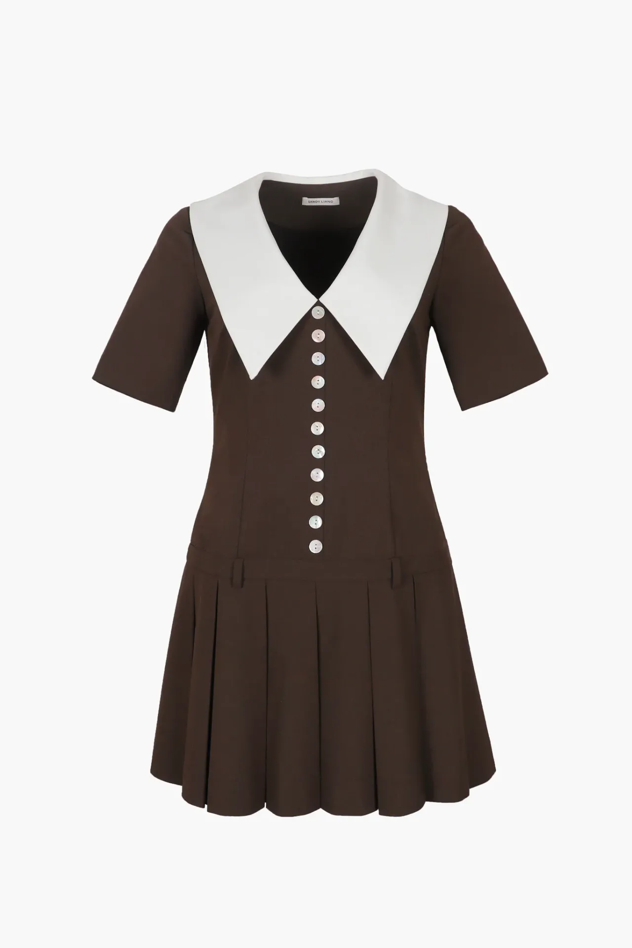 Women Sandy Liang Dresses^Kerry Dress In Brown