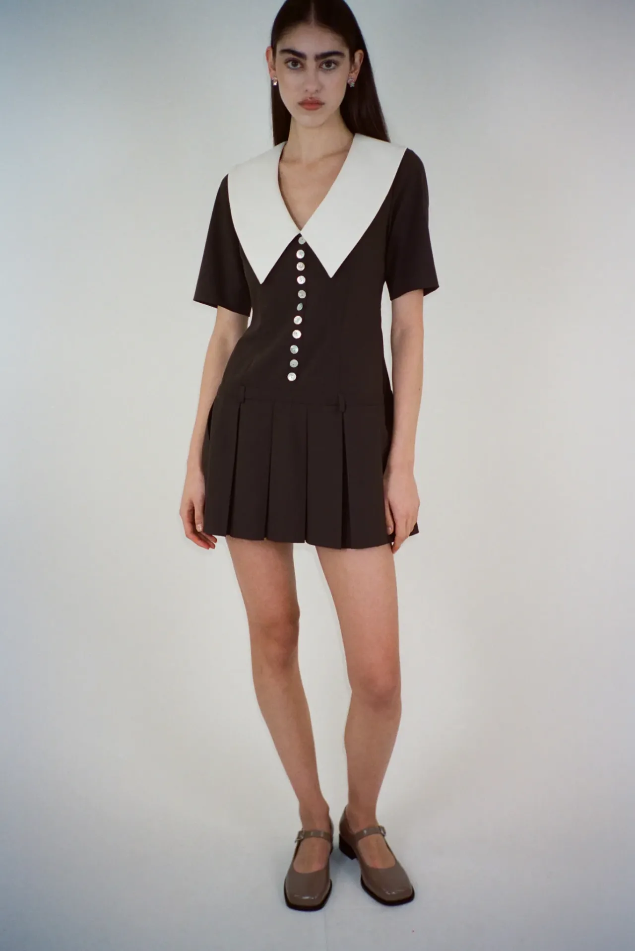 Women Sandy Liang Dresses^Kerry Dress In Brown