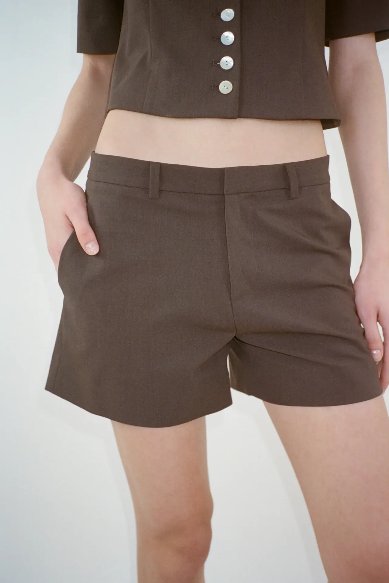 Women Sandy Liang Uniform^Mall Short