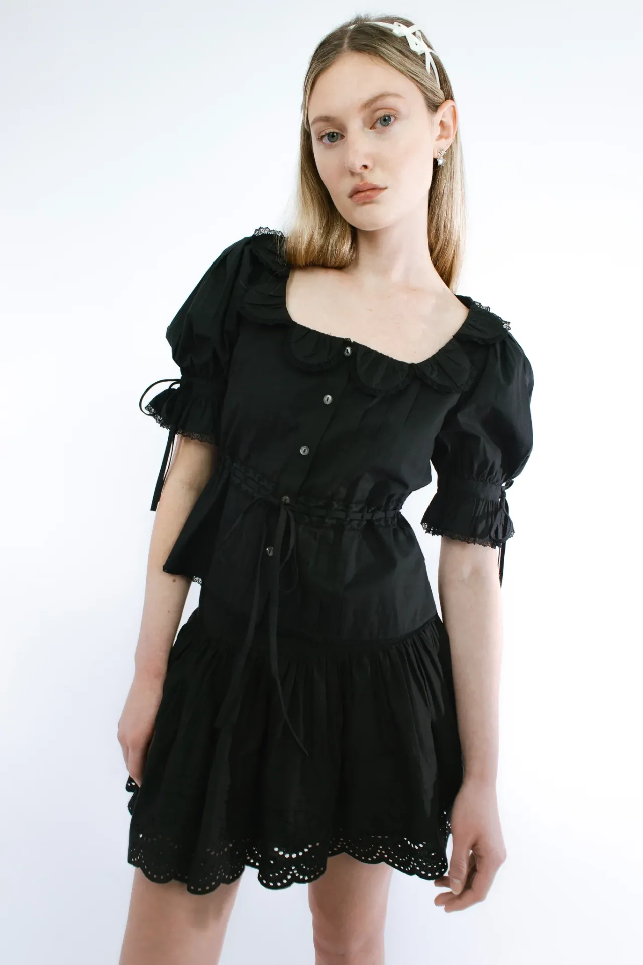 Women Sandy Liang Tops^Melon Top In Black