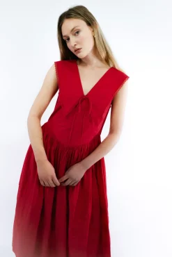Women Sandy Liang Dresses^Opa Dress In Red