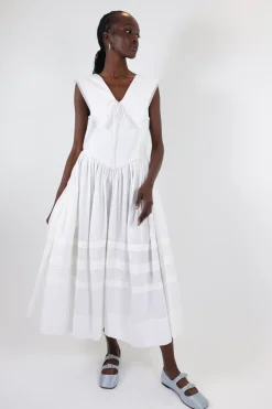 Women Sandy Liang Dresses^Opa Dress In White