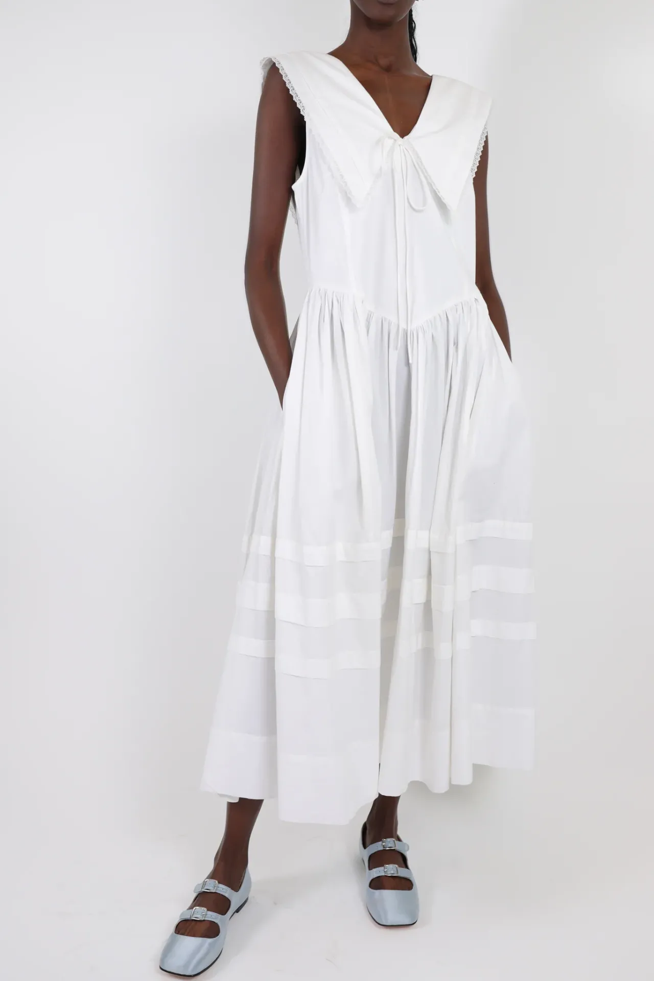 Women Sandy Liang Dresses^Opa Dress In White