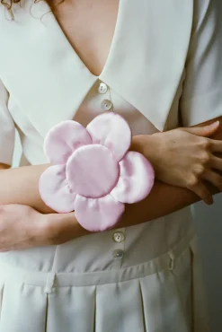 Women Sandy Liang Bridal^Petal Wristlet In Carnation