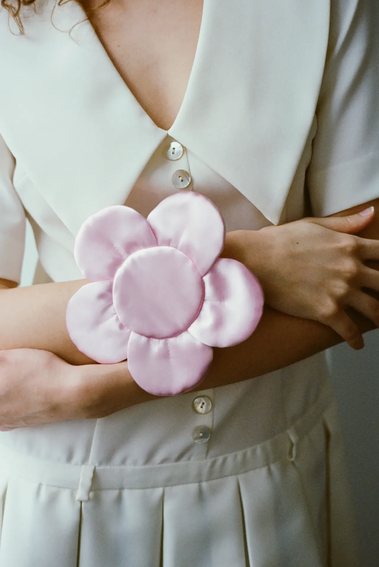 Women Sandy Liang Bridal^Petal Wristlet In Carnation