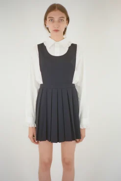 Women Sandy Liang Uniform^Pilot Pinafore Dress