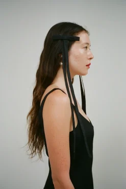 Women Sandy Liang Hair^Recital Bows In Black Taffeta