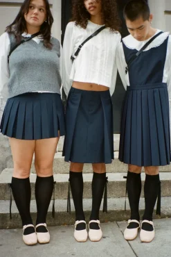 Women Sandy Liang Uniform^Recital Socks In Black