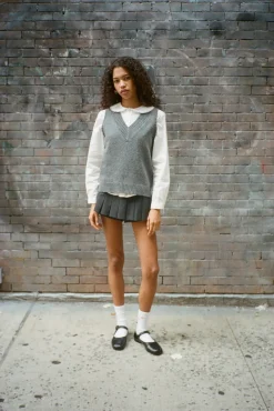 Women Sandy Liang Uniform^Rover Vest In Sidewalk