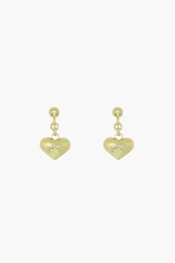 Women Sandy Liang Jewelry^Safety Earrings In Gold Vermeil