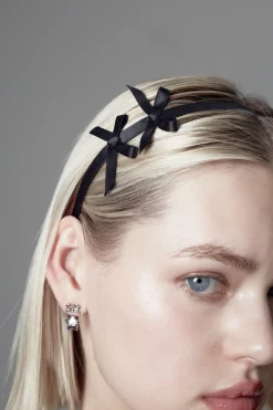 Women Sandy Liang Hair^Sergio Headband In Black