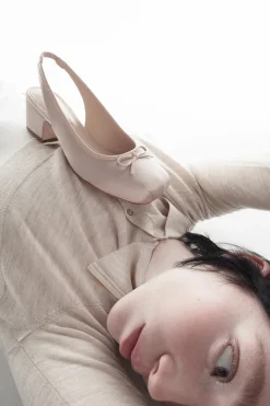 Women Sandy Liang Bridal^Slingback 45 In Ballet Satin