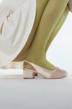 Women Sandy Liang Bridal^Slingback 45 In Ballet Satin