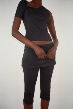 Women Sandy Liang Pants^Solow Capri In Black