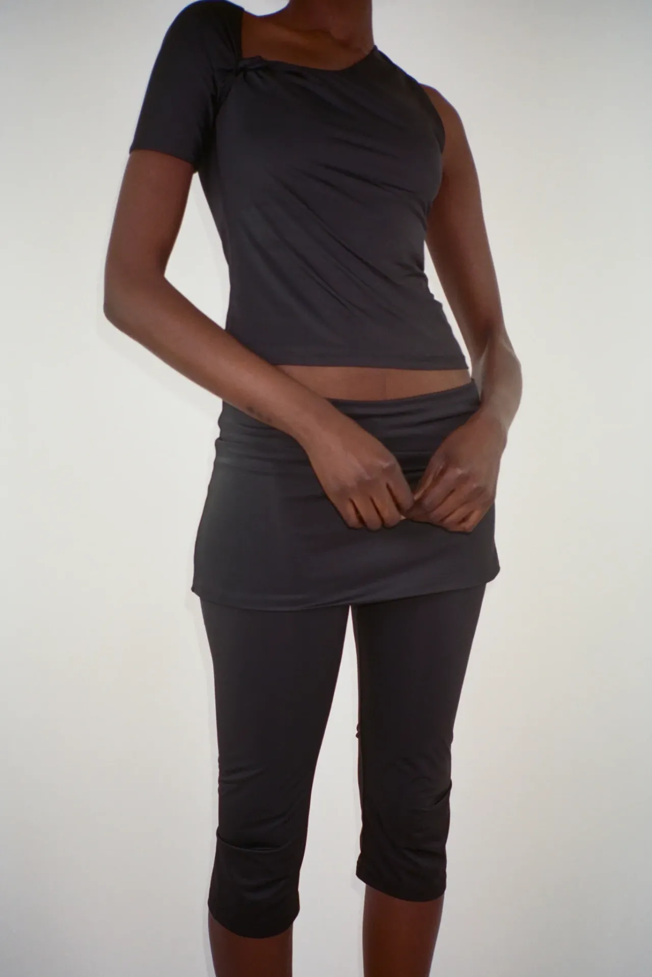 Women Sandy Liang Pants^Solow Capri In Black