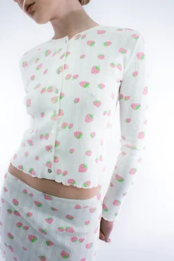 Women Sandy Liang Tops^Straw Cardigan