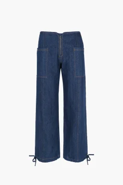 Women Sandy Liang Pants^Tifosi Pant In Indigo
