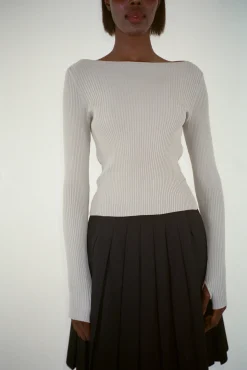 Women Sandy Liang Knits^Times Sweater In Grey